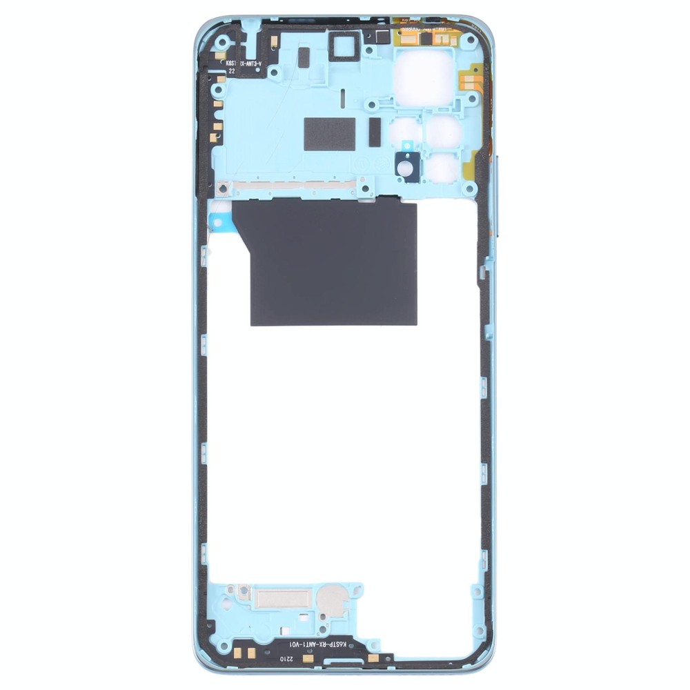 Middle Frame Bezel Plate for Xiaomi Poco X4 Pro 5G/Redmi Note 11E Pro(Blue)