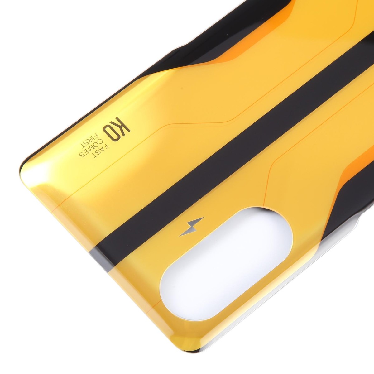 Glass Battery Back Cover for Xiaomi Redmi K40 Gaming(Yellow)