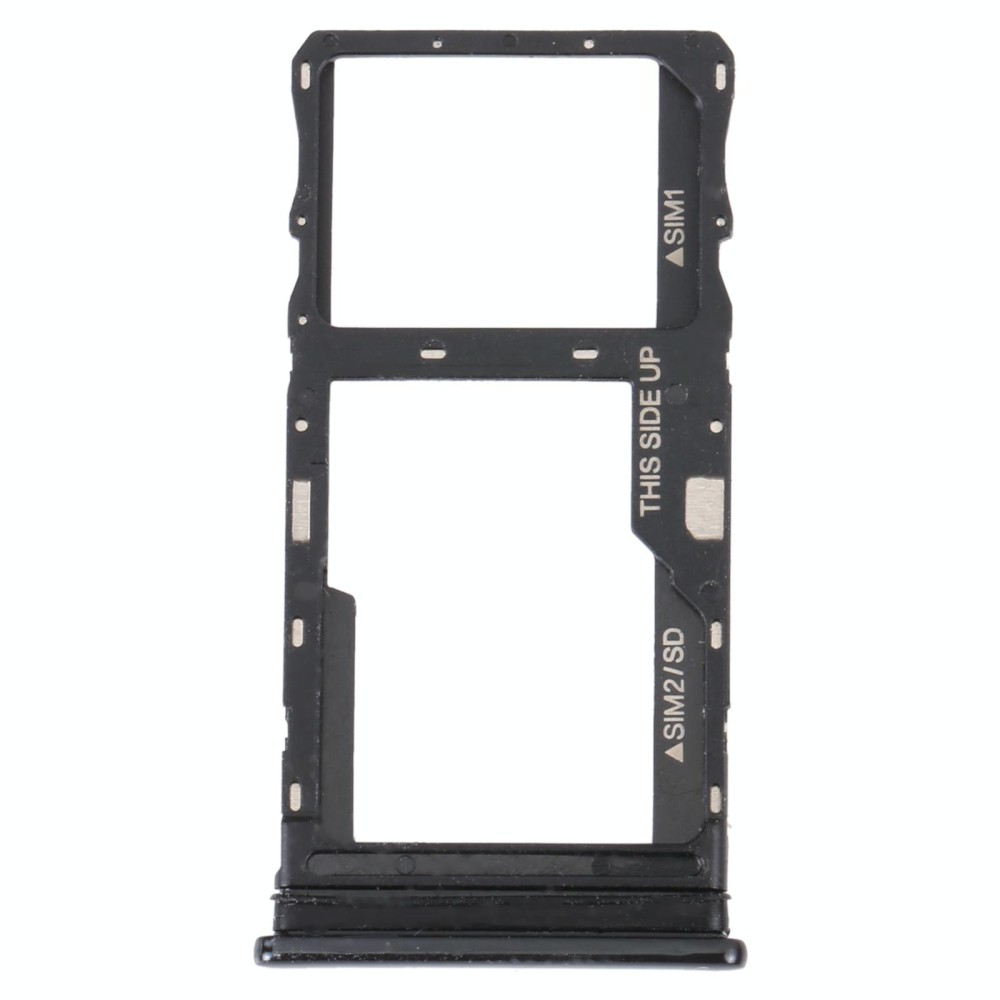 For TCL 20 5G Original SIM Card Tray + SIM / Micro SD Card Tray(Black)