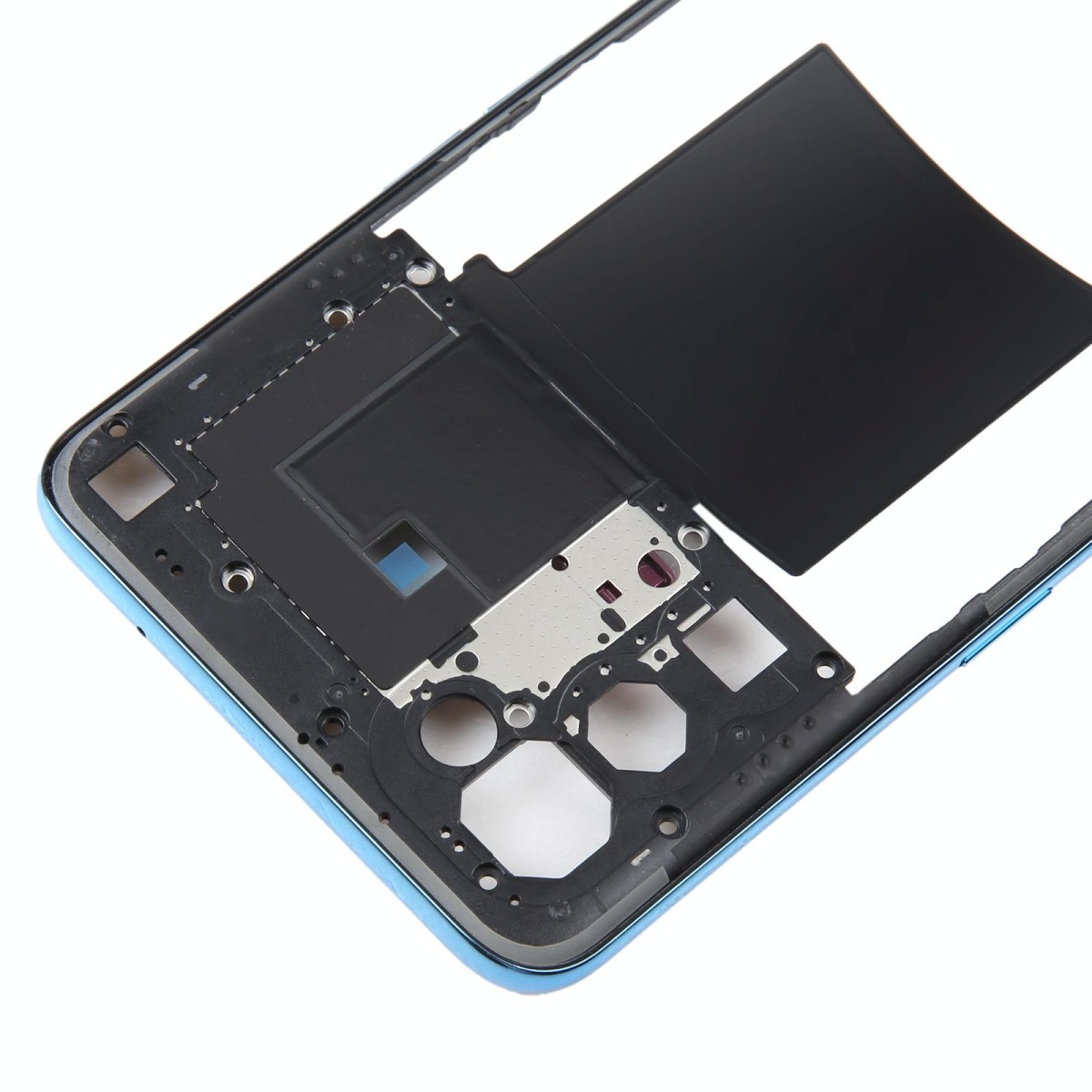 For OPPO Find X3 Lite Original Middle Frame Bezel Plate (Blue)