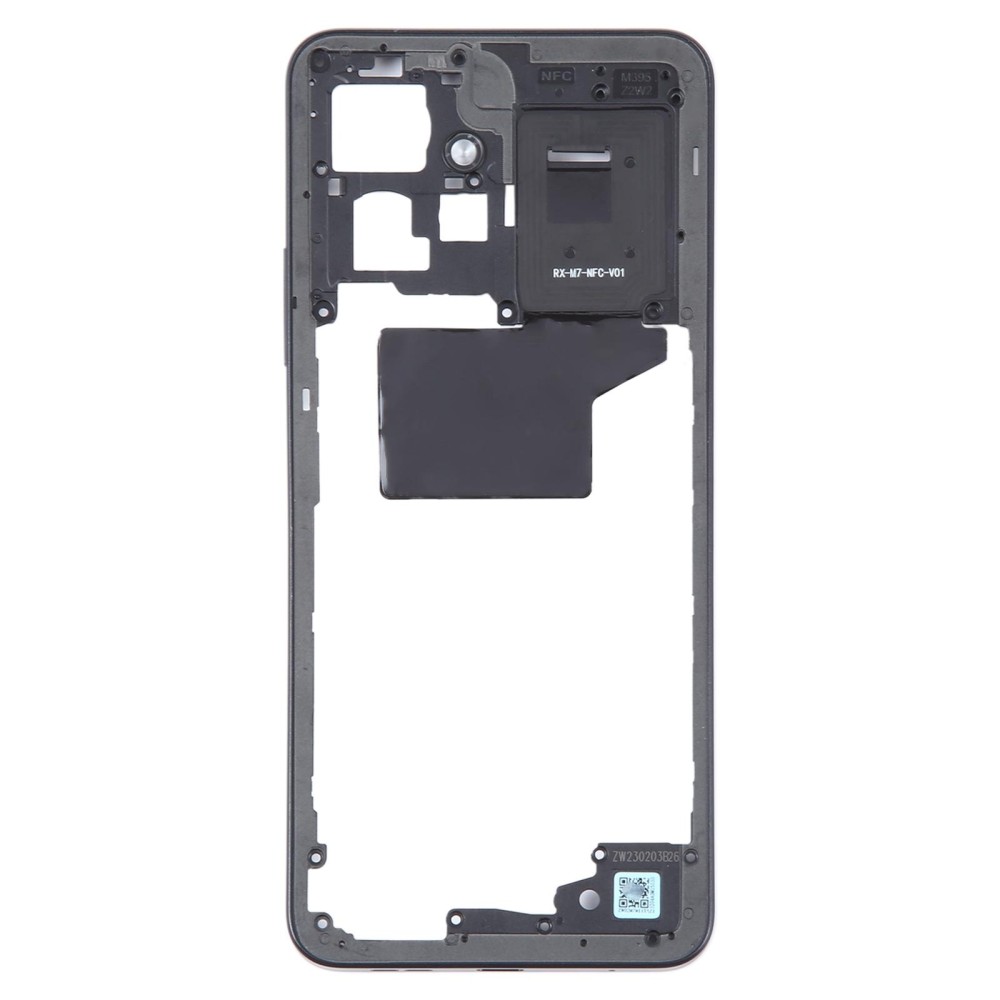 For Xiaomi Redmi Note 12 4G Original Middle Frame Bezel Plate (Black)