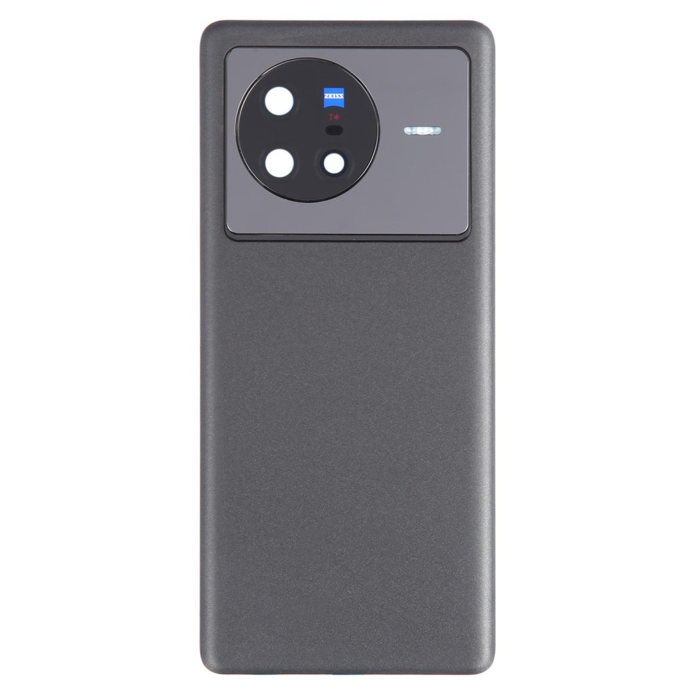 For vivo X80 Battery Back Cover with Camera Lens Cover(Black)