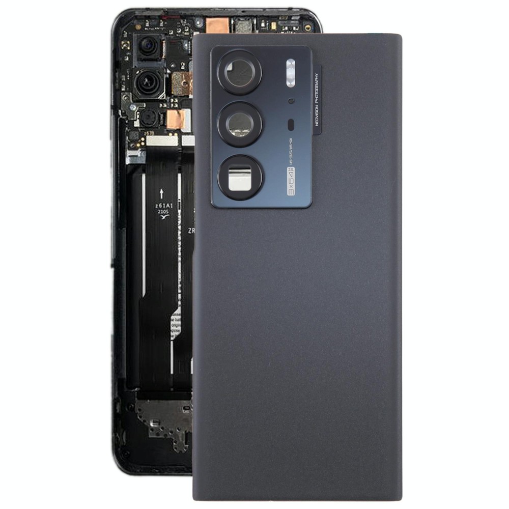 For ZTE Axon 40 Ultra A2023P Battery Back Cover with Camera Lens Cover(Black)