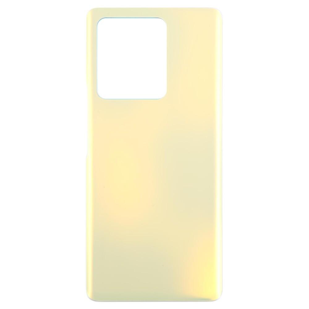For vivo V27 OEM Glass Material Battery Back Cover(Yellow)