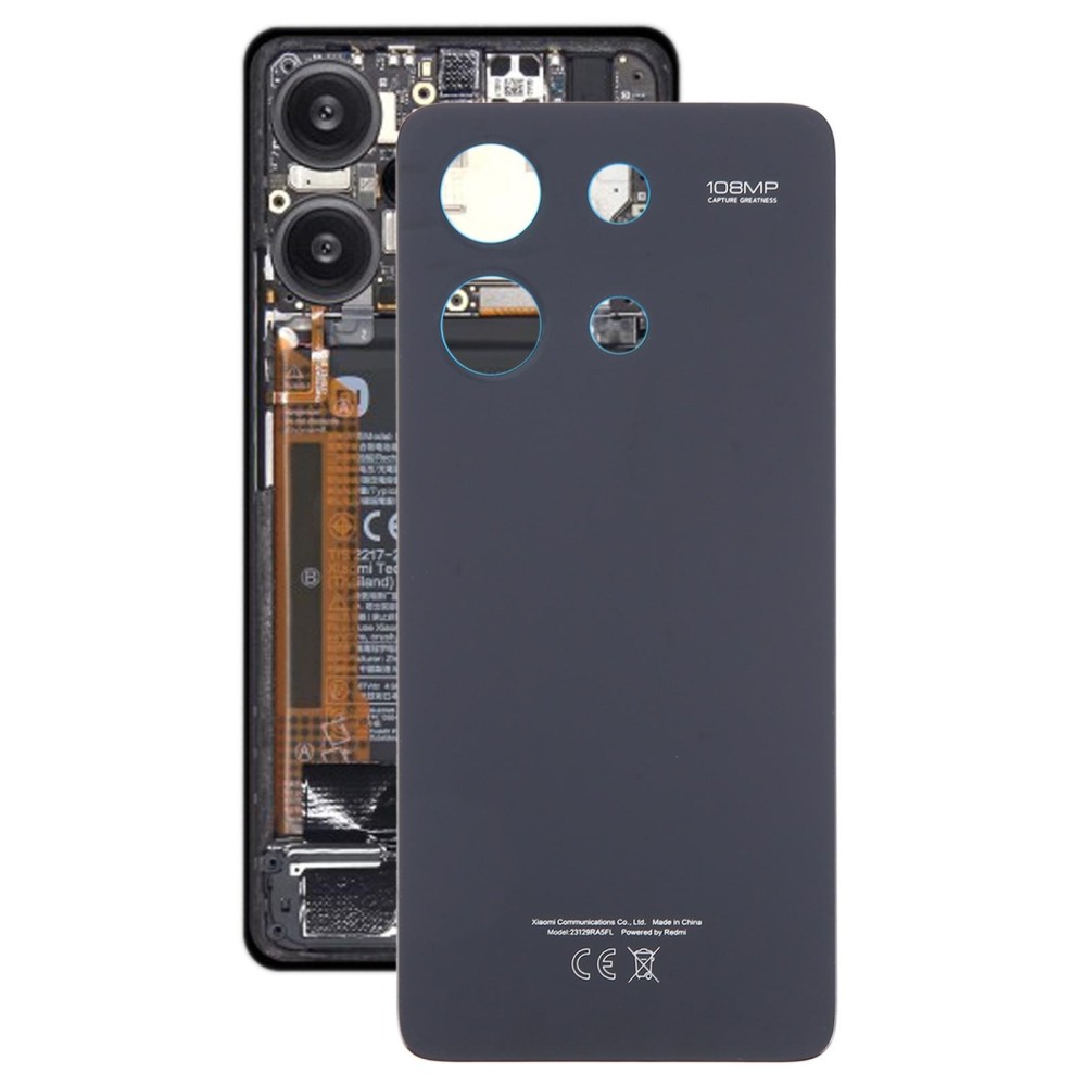 For Xiaomi Redmi Note 13 4G Original Battery Back Cover(Black)