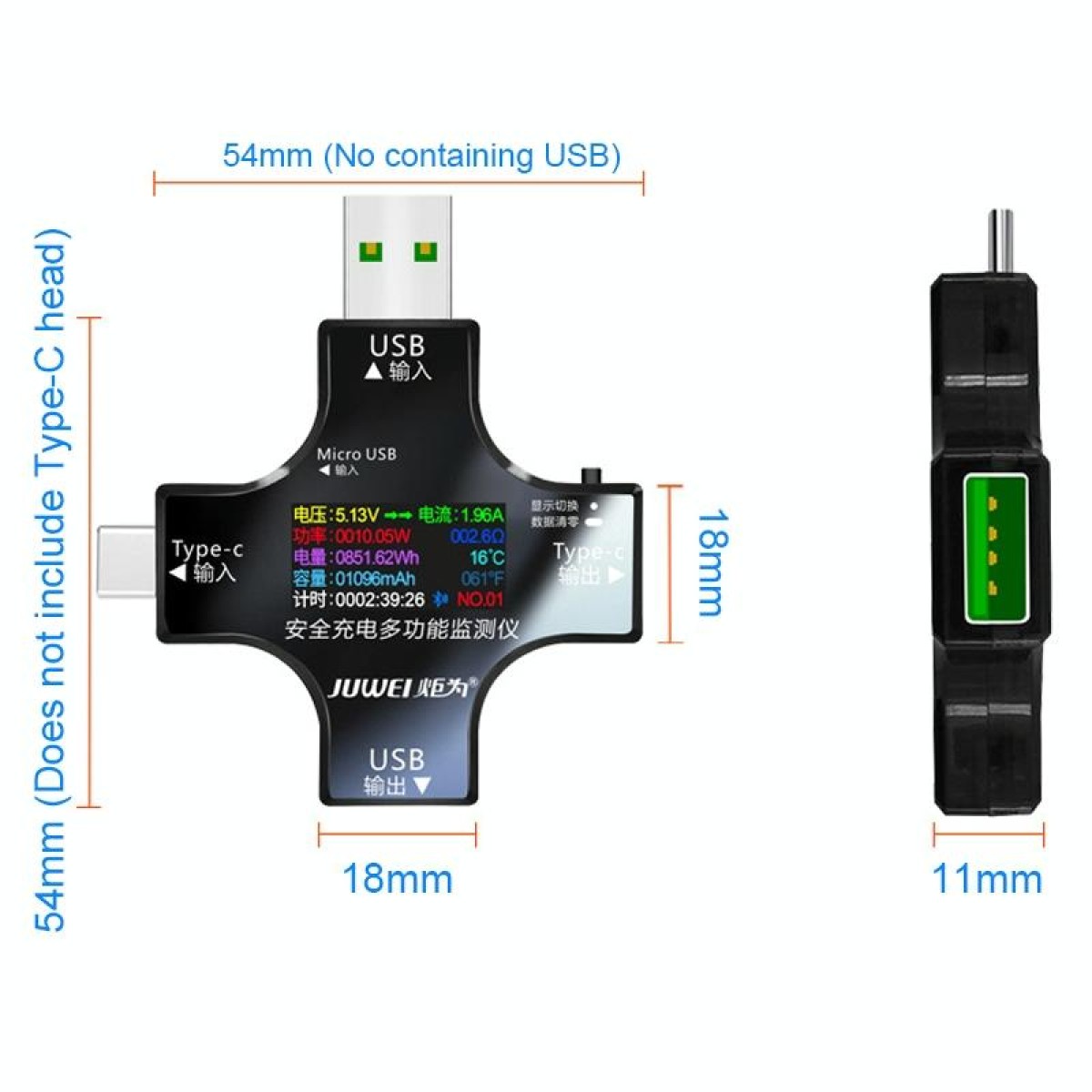 Multifunctional USB Safety Tester