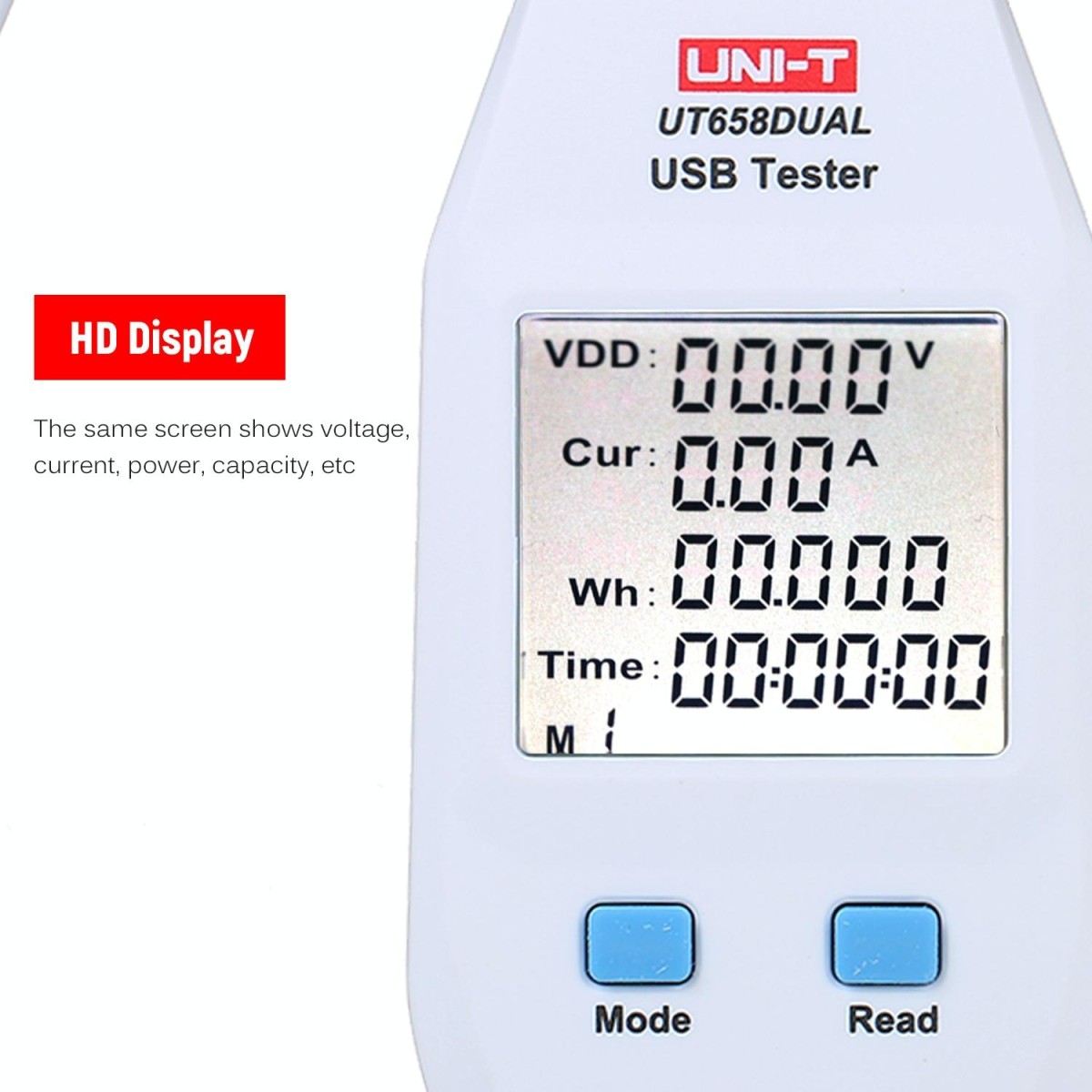 UNI-T USB Voltmeter Ammeter Tester UT658DUAL