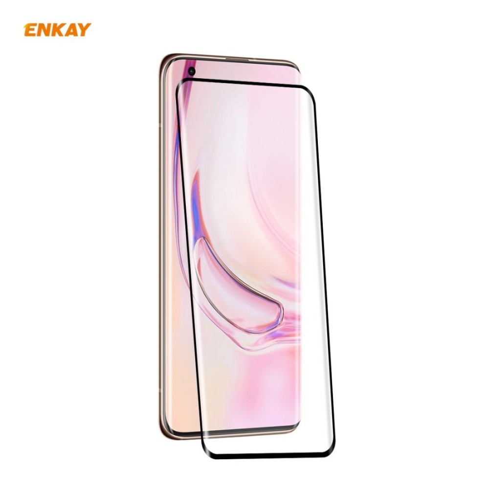 For Xiaomi  10 / 10 Pro ENKAY Hat-Prince 0.26mm 9H 3D Full Glue Explosion-proof Full Screen Curved Heat Bending Tempered Glass Film