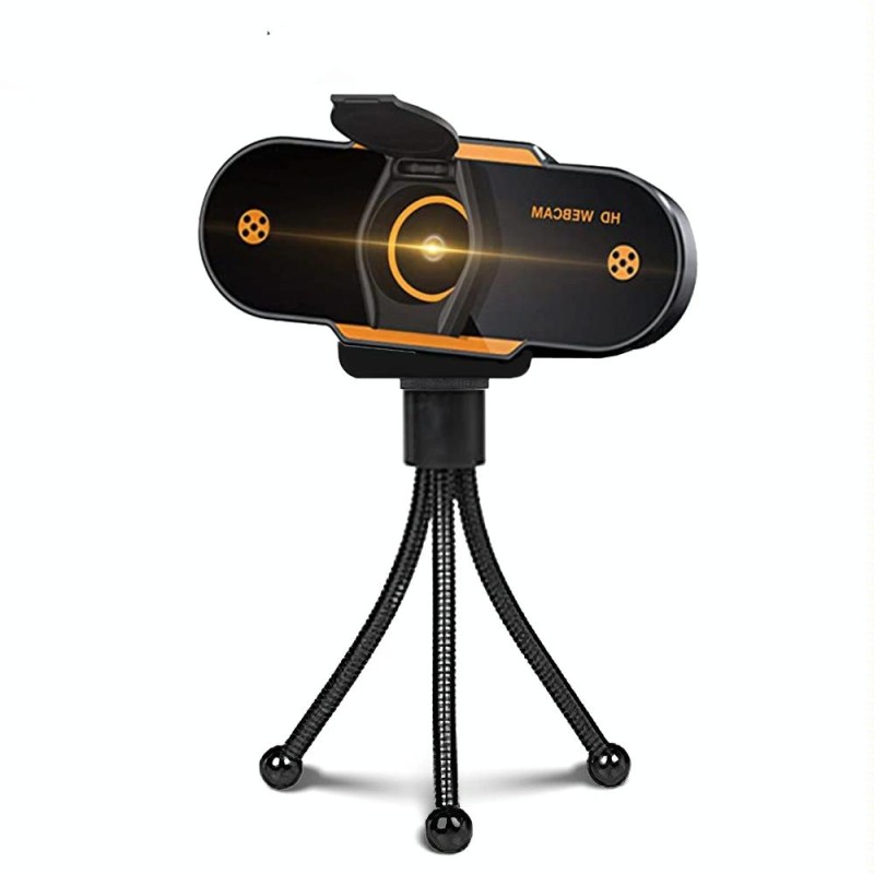 312 1080P HD USB 2.0 PC Desktop Camera Webcam with Mic, Cable Length: about 1.3m, Configuration:with Tripod