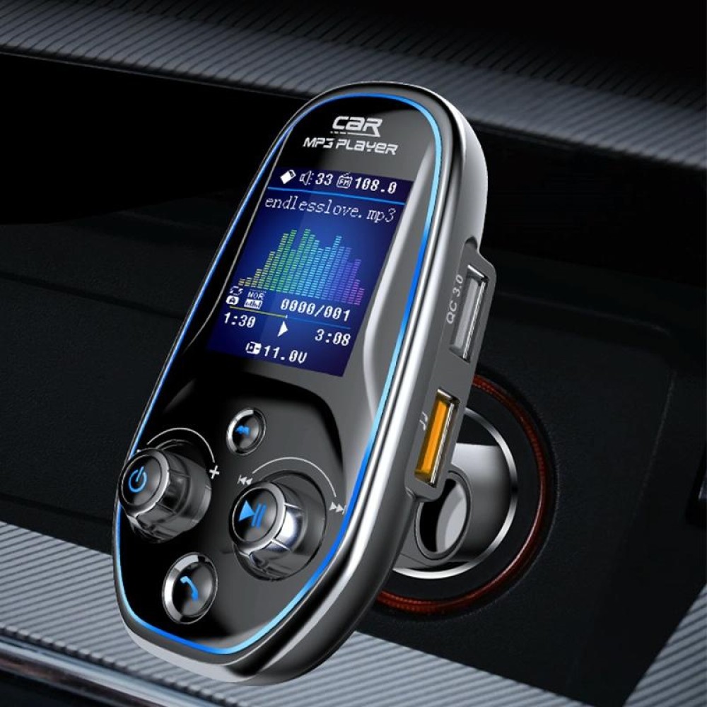 BT29 Color Screen Car Multi-functional Mp3 Player Multi-language Aux Out Card Bluetooth Adapter
