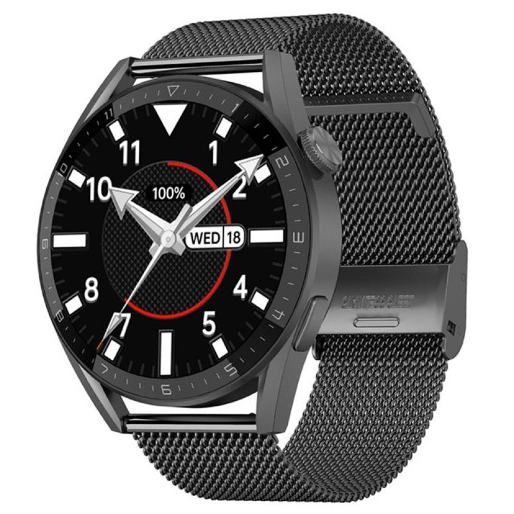 DT3 Max 1.36 inch Steel Watchband Color Screen Smart Watch(Black)