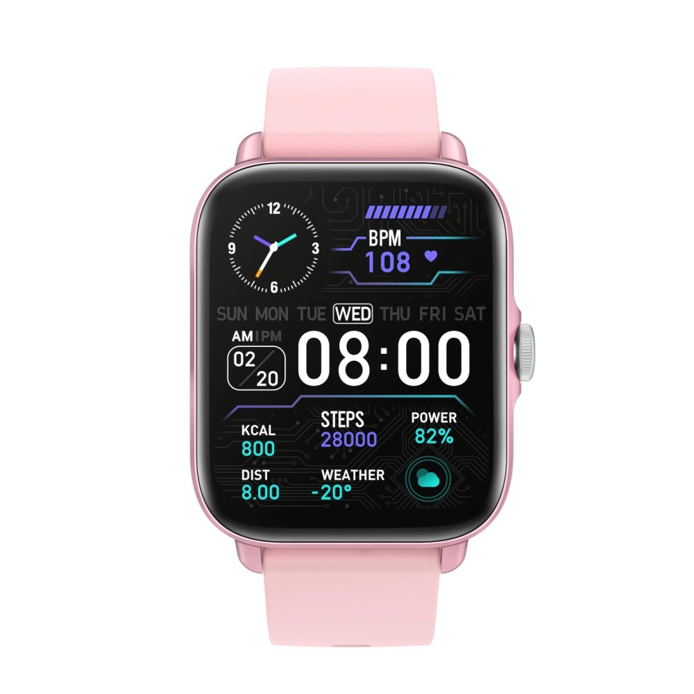 Y22 1.7inch IP67 Color Screen Smart Watch(Pink)
