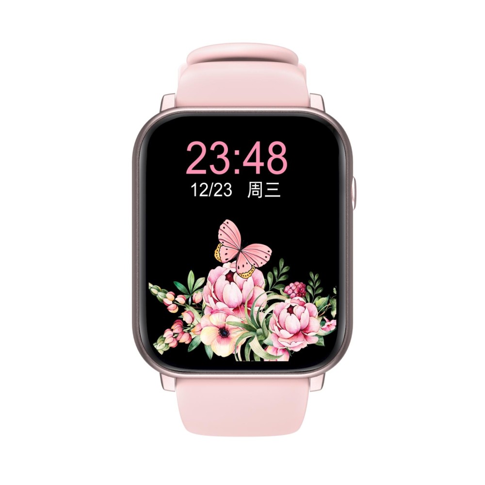 Q28 1.8 inch Color Screen Smart Watch,Support Heart Rate Monitoring / Blood Pressure Monitoring(Pink)