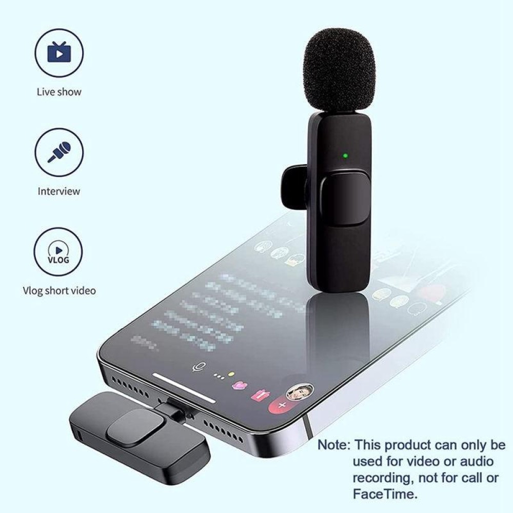 Wireless Lapel Microphones For Android Type C Device - Lavalier Microphone,Suitable For The YouTube | Facebook | Live Streaming | Interview Video | Tiktok