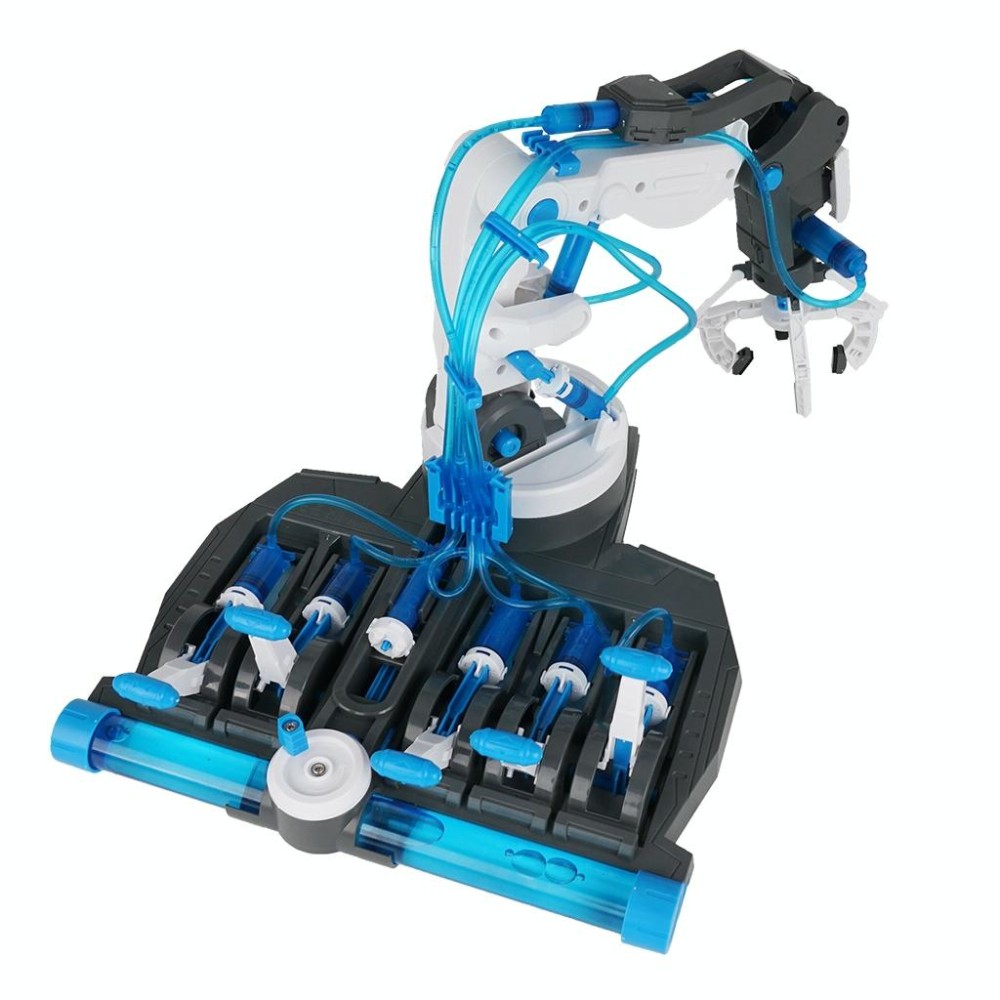 MoFun 101 Hydraulic Robot Arm 3 in 1 Science and Education Assembled Toys(Blue)