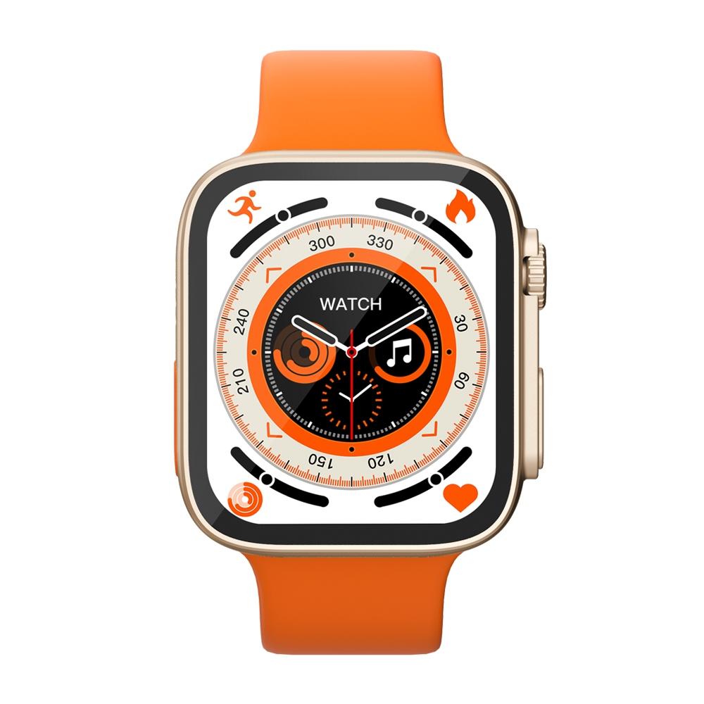 S8 Ultra 1.81 inch Color Screen Smart Watch,Support Heart Rate Monitoring/Blood Pressure Monitoring(Orange)