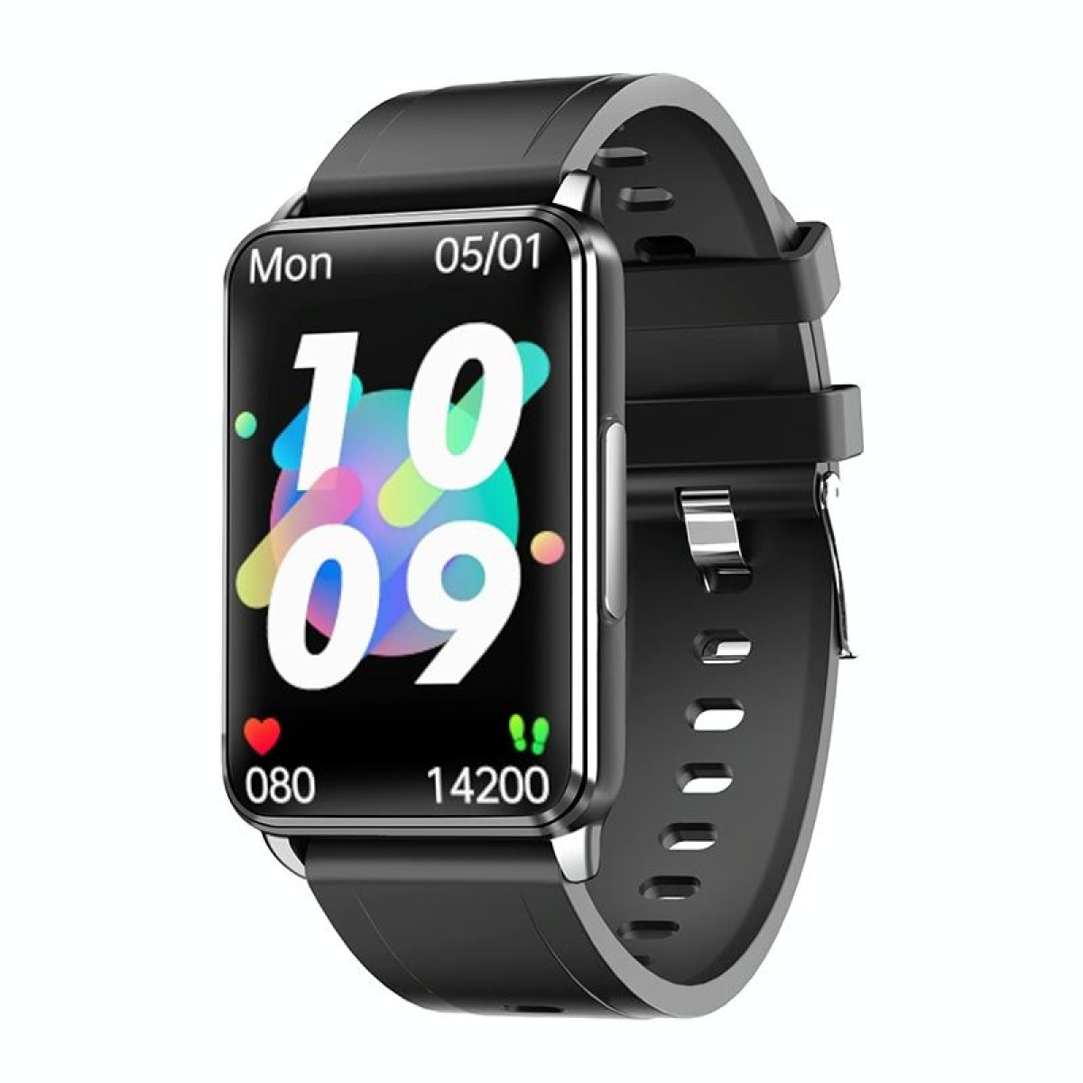 EP02 1.57 inch Color Screen Smart Watch,Support Heart Rate Monitoring / Blood Pressure Monitoring(Black)