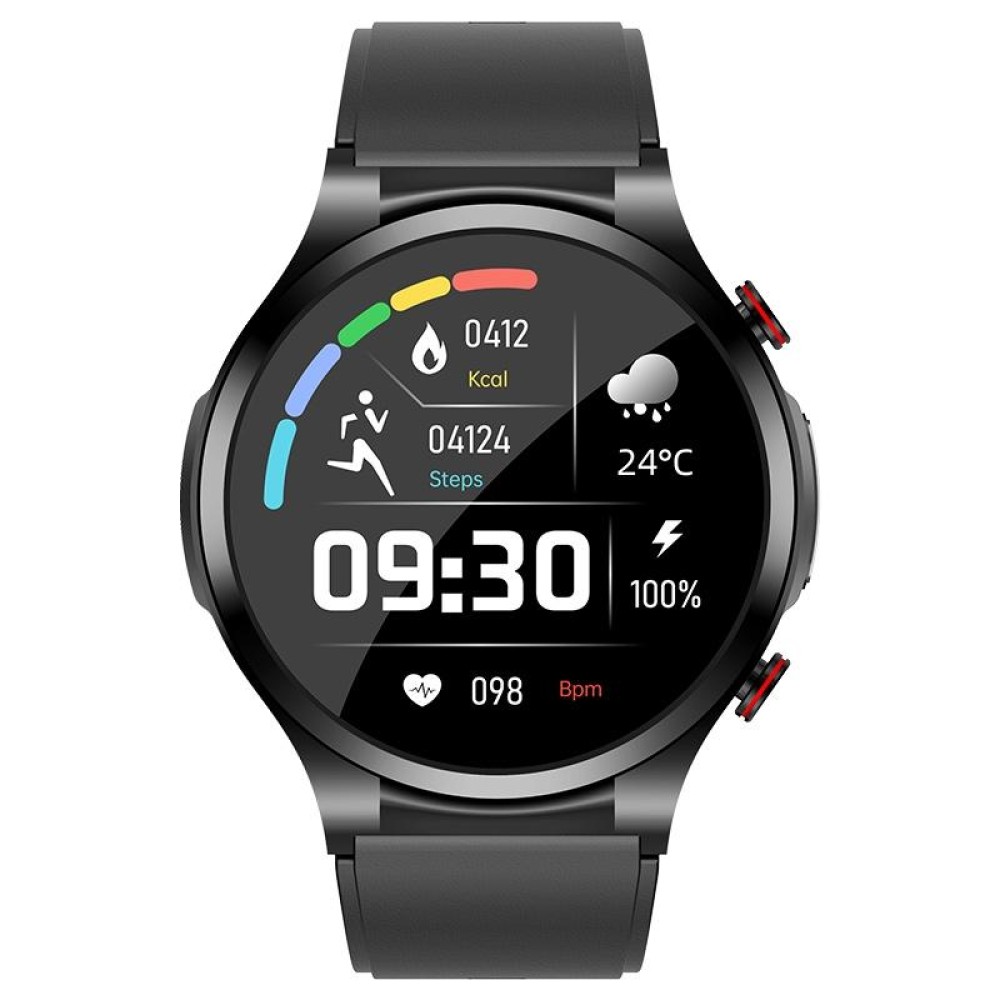 W11 1.32 inch Color Screen Smart Watch,Support Heart Rate Monitoring / Blood Pressure Monitoring(Black)
