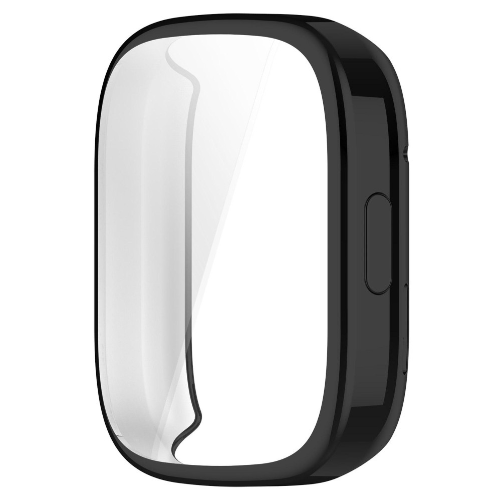 For Redmi Watch 3 TPU Fully Enclosed Watch Protective Case(Black)