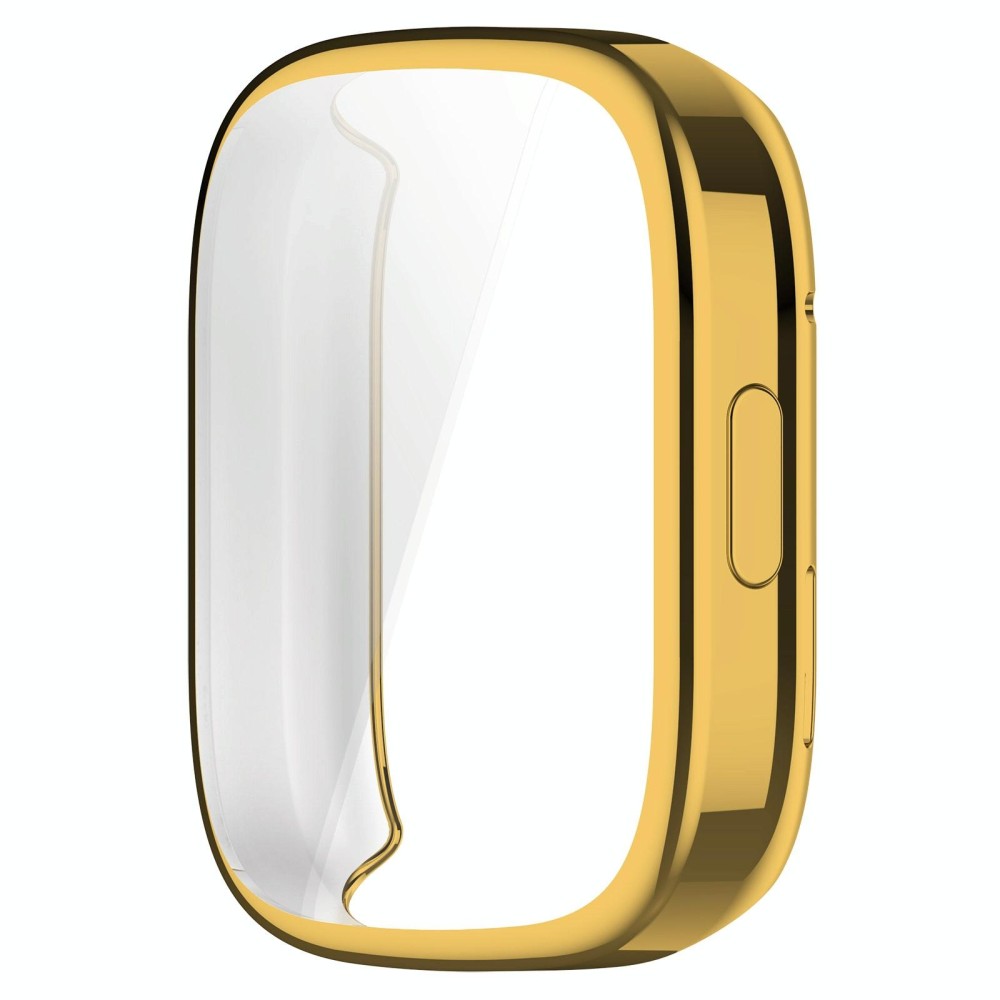 For Redmi Watch 3 TPU Fully Enclosed Watch Protective Case(Gold)