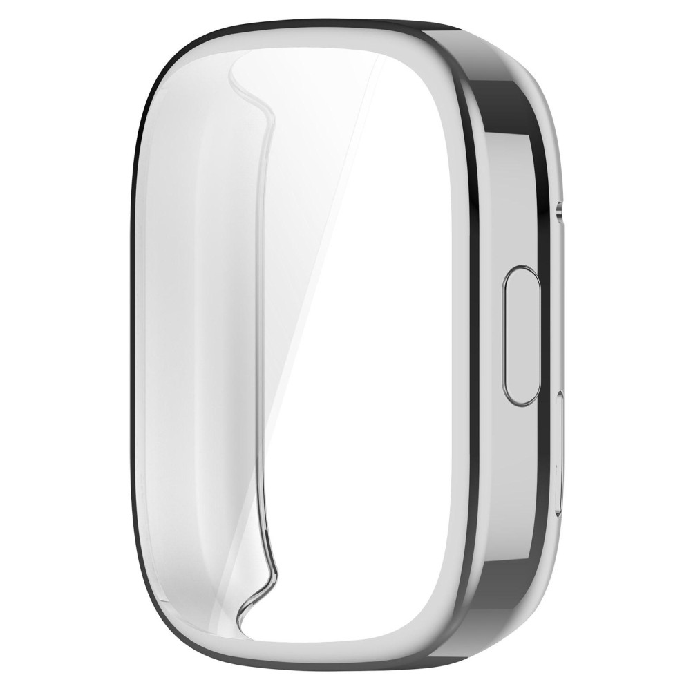 For Redmi Watch 3 TPU Fully Enclosed Watch Protective Case(Silver)