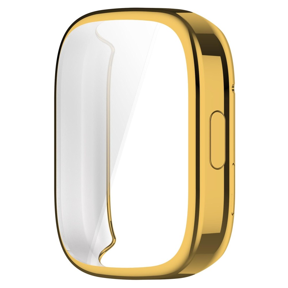 For Redmi Watch 3 Lite TPU Fully Enclosed Watch Protective Case(Gold)