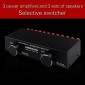 B037 3 Input 3 Output Power Amplifier And Speaker Switcher Speaker Switch Splitter Comparator 300W Per Channel Without Loss Of Sound Quality