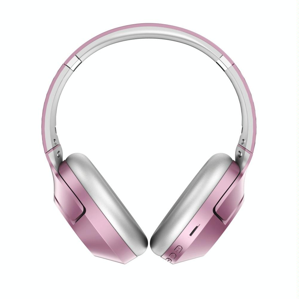 OY813 For Online Learning PC Earphones Stereo Learning Headset with Noise Cancelling Mic(Rose Gold)