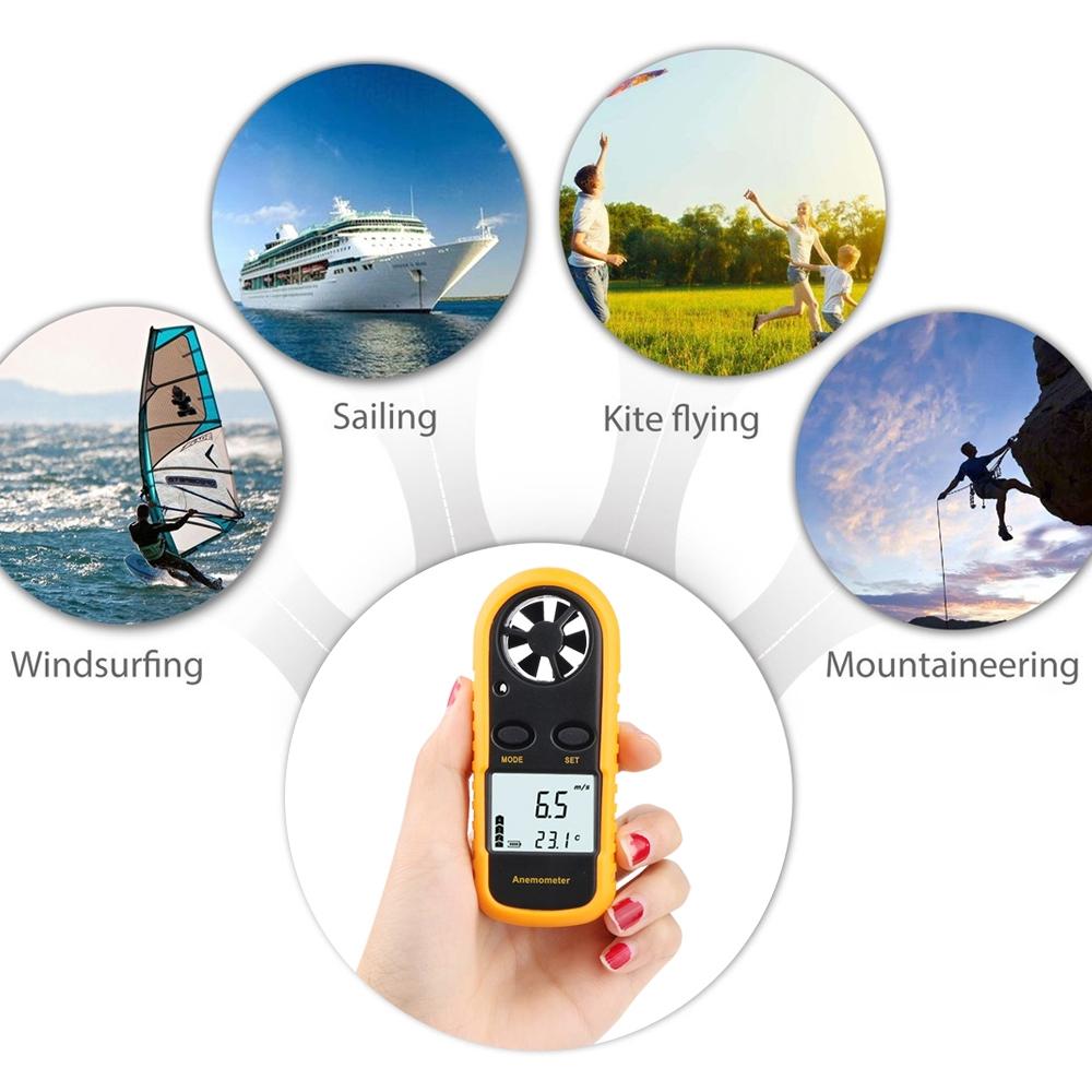 GM816 Handheld Digital Anemometer Wind Speed Meter