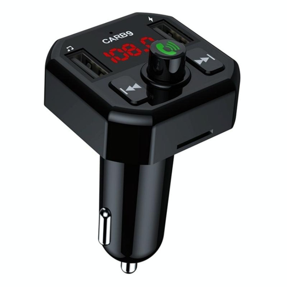 Dual USB Ports Car MP3 Player Automatic Power-off Memory Bluetooth Call FM Transmitter