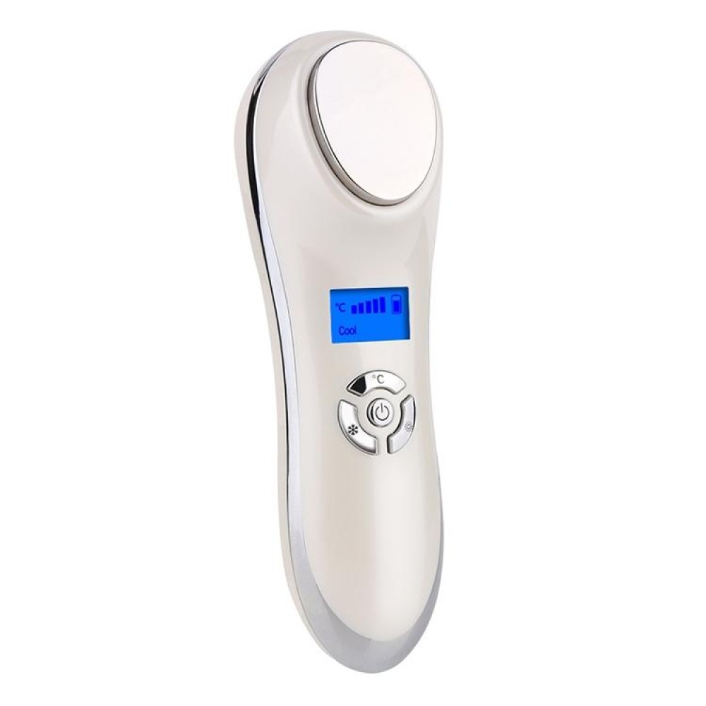 OFY-7901 Ultrasonic Cryotherapy Hot Cold Hammer Facial Lifting Vibration Massager Face Body Import Export Face Care Beauty Machine(White)