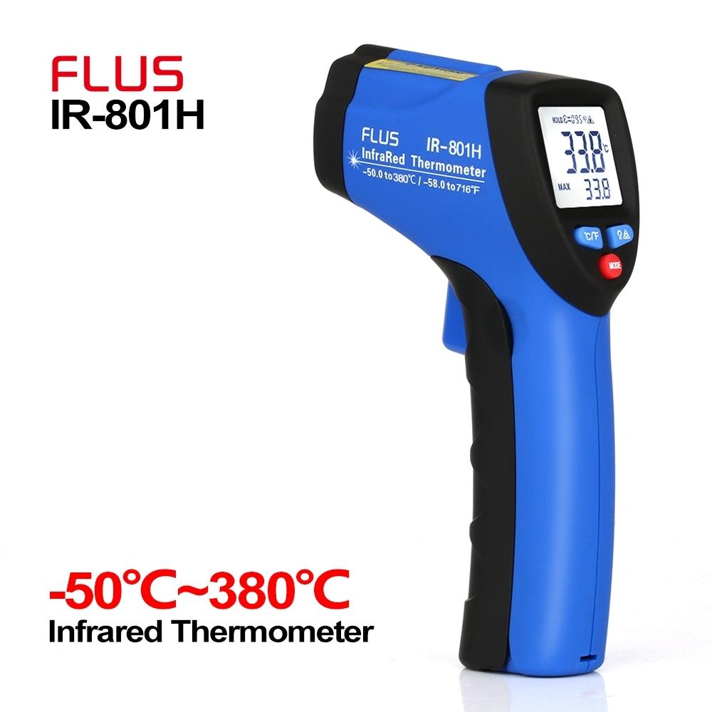 FLUS IR-801H -50～350℃Laser Infrared  Mini Handheld Portable Digital Electronic Outdoor Non-contact Thermometer