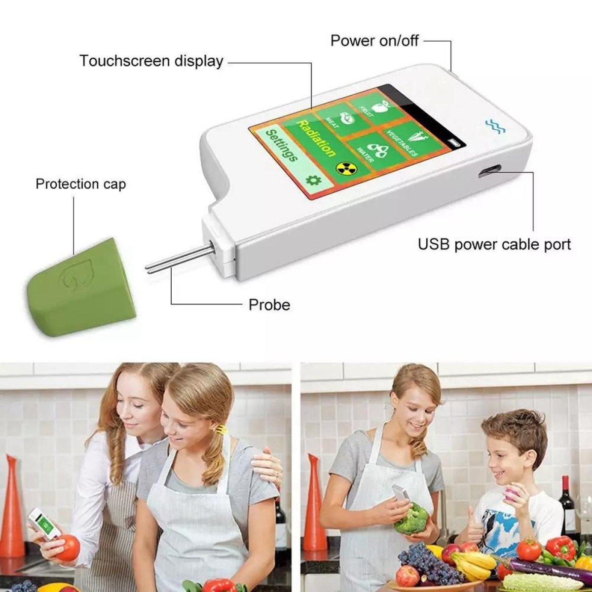 Greentest 2 Food Environmental Safety Detector For Nitrate Residues In Vegetable, Fruit And Meat