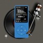 Fashion Portable LCD Screen FM Radio Video Games Movie MP3 MP4 Player Mini Walkman, Memory Capacity:8GB(Black)