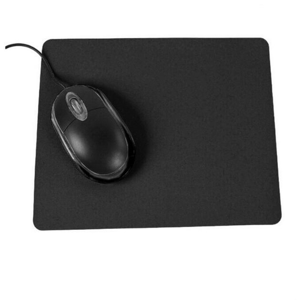10 PCS Optical Solid Color Office Computer Anti-Slip Wrist Rests Mouse Pad(Black)