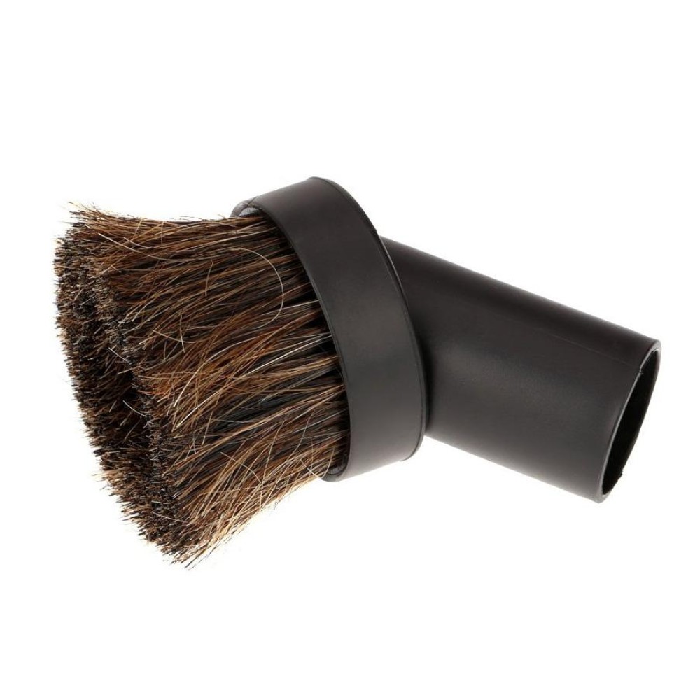5 PCS 32mm Vacuum cleaner brush head Home Use Mixed Horse Hair Oval Cleaning Brush Head Vacuum Cleaner Accessories Tool(Black)