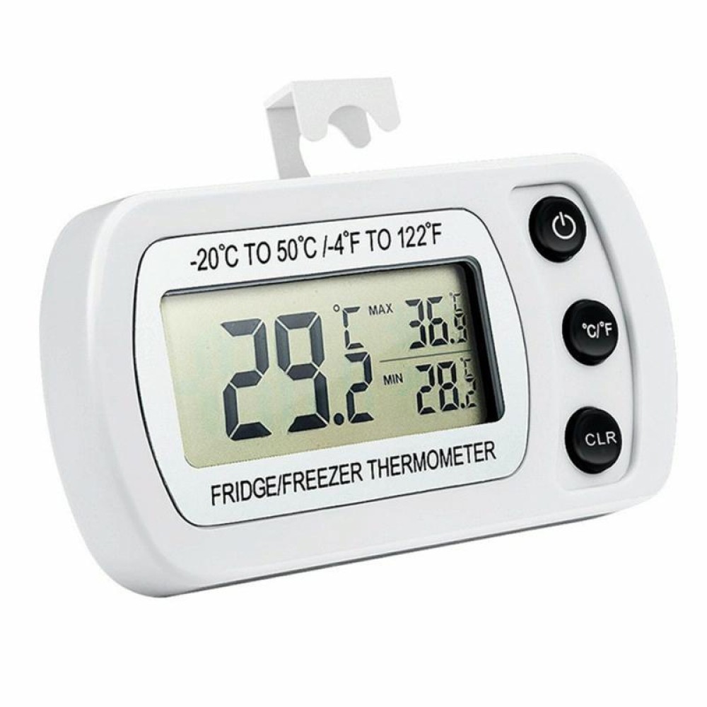 Digital LCD Thermometer Fridge Temperature Sensor Freezer Thermometer(White)
