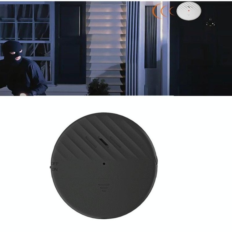 C100 125dB Vibration Sensor Alarm Door and Window Alarm Home Personal Anti-theft Alarm(Black)