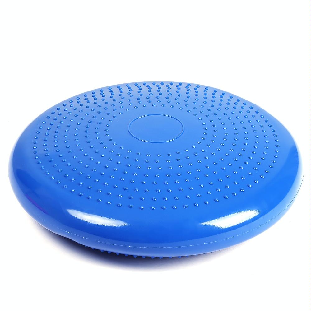 Thick Explosion-proof Yoga Special Massage Balance Cushion, Diameter: 33cm, Specification:With Gas Needle(Blue)