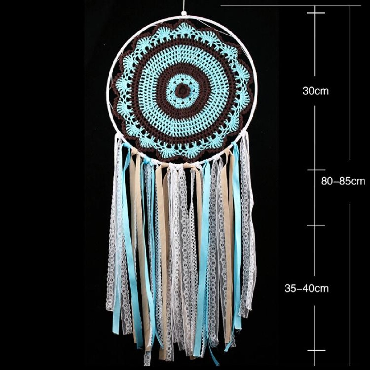 Creative Lace Hand-Woven Crafts Tassel Dream Catcher Home Car Wall Hanging Decoration