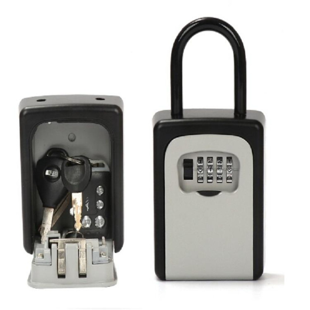 Safty Key Lock Box Combination Portable Aluminium Alloy Key Safe Box Security Key Holder Secure Box