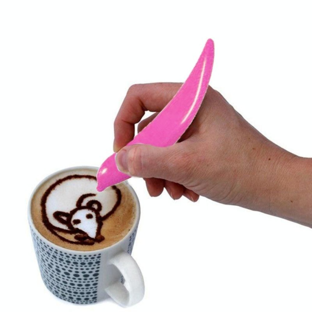 New Electric Latte Art Pen For Coffee Cake Pen For Spice Cake Decorating Pen Coffee Carving Pen Baking Pastry Tools(Purple)