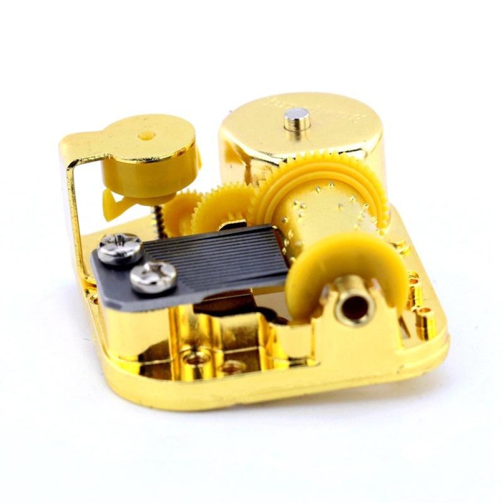 Eight-tone Gold-plated Bar Repair Parts DIY Sky City Paperback Music Box(Meet)