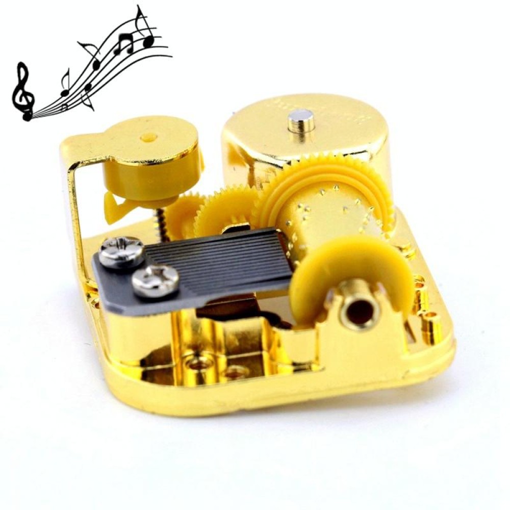 Eight-tone Gold-plated Bar Repair Parts DIY Sky City Paperback Music Box(My Heart Will Always Be)