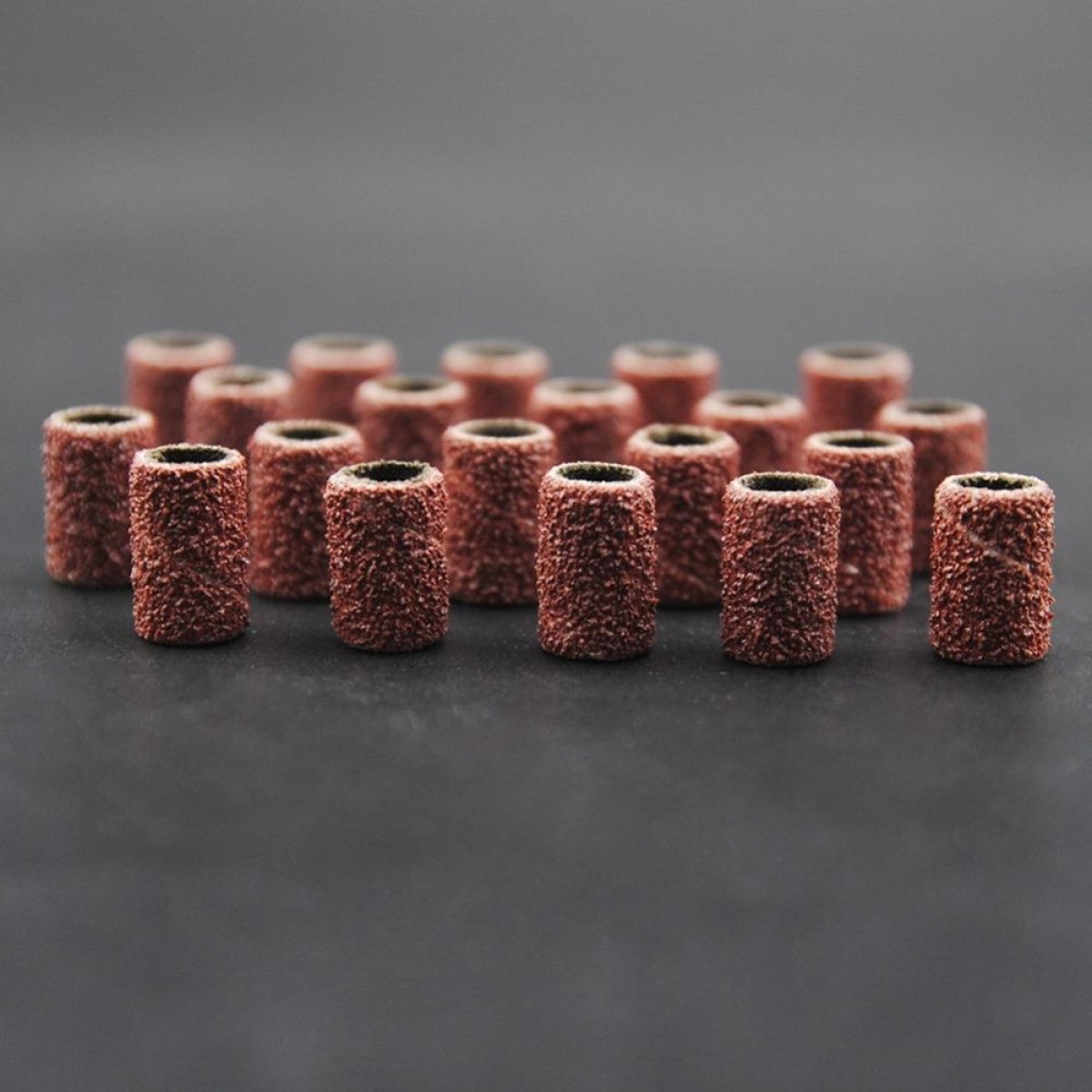 100pcs / Pack Nail Art Electric Grinder Accessories Sandpaper Ring Sand Cloth Ring Grinding Ring, Size:80#