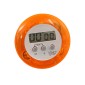 Round Magnetic Digital Countdown Timer Alarm Stand Kitchen Timer Cooking Alarm Clock, Random Color Delivery
