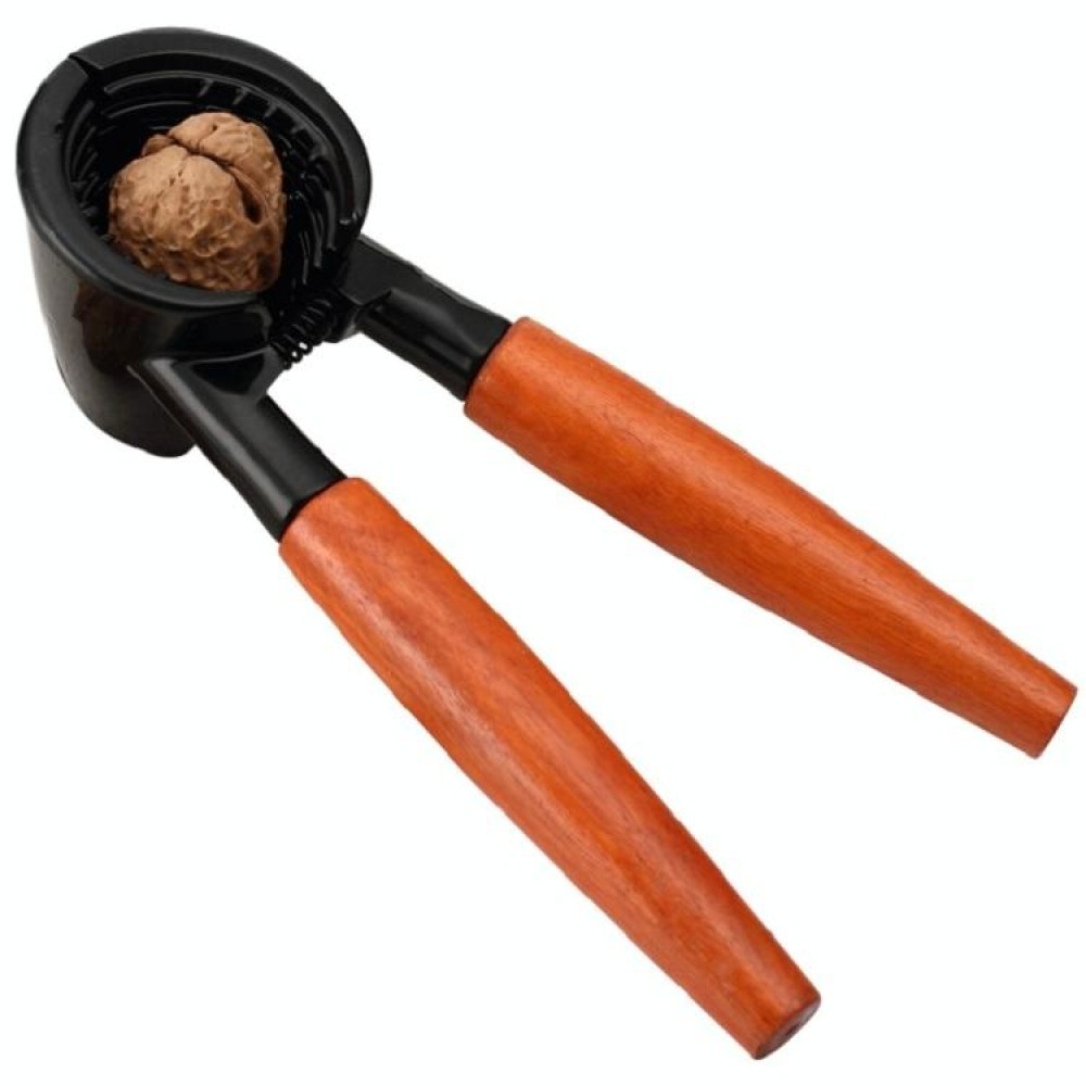 Kitchen Wood Handle Walnut Nut Peeler Sheller Clip