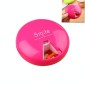 Portable 7 Days Drugs Pill Container Rotation Pillbox(Rose Red)