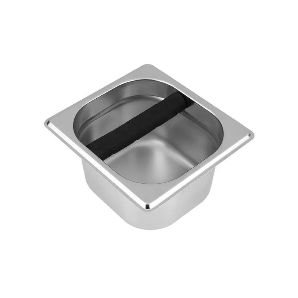 Stainless Steel Coffee Grounds Bucket Coffee Box, Specification:Small