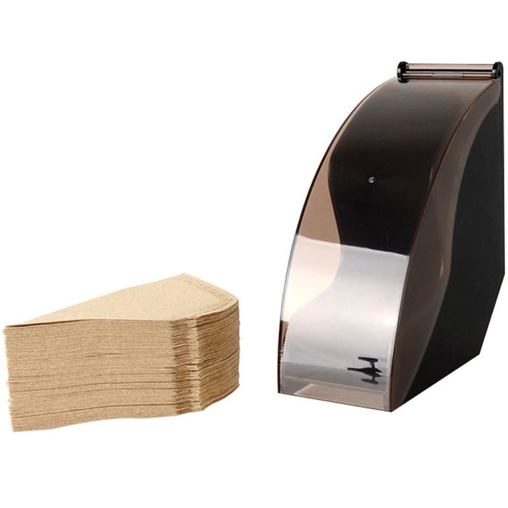 Filter Paper Holder Tapered Filter Paper Box Filtering Paper Storage Rack Stand Coffee Tools with Dust-Proof Cover